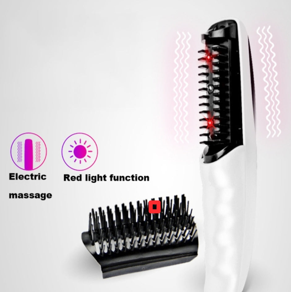 Electric Hair Scalp Massager Comb | Rechargeable Head Massager for Hair Growth & Relaxation