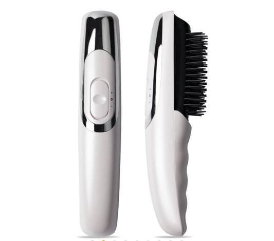 Electric Hair Scalp Massager Comb | Rechargeable Head Massager for Hair Growth & Relaxation