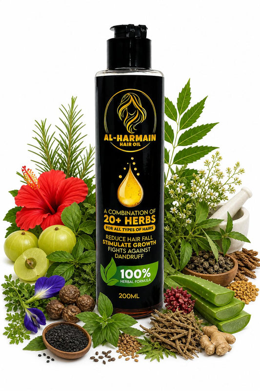 Al-Harmain Hair Oil (200ml) – Anti-Hair Fall & Hair Growth Formula