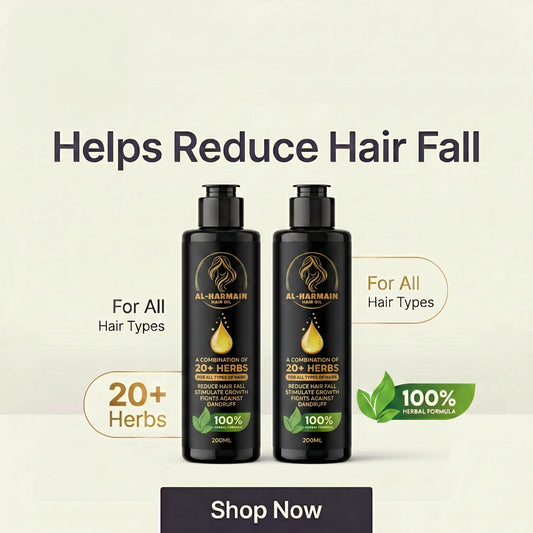 Double Pack: Al-Harmain Hair Oil (200ml x 2 Bottles) – Save More!
