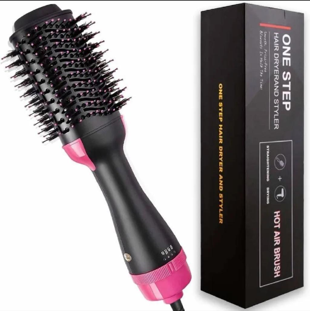 One Step Hair Dryer & Styler | 3-in-1 Hot Air Brush for Drying, Straightening & Curling